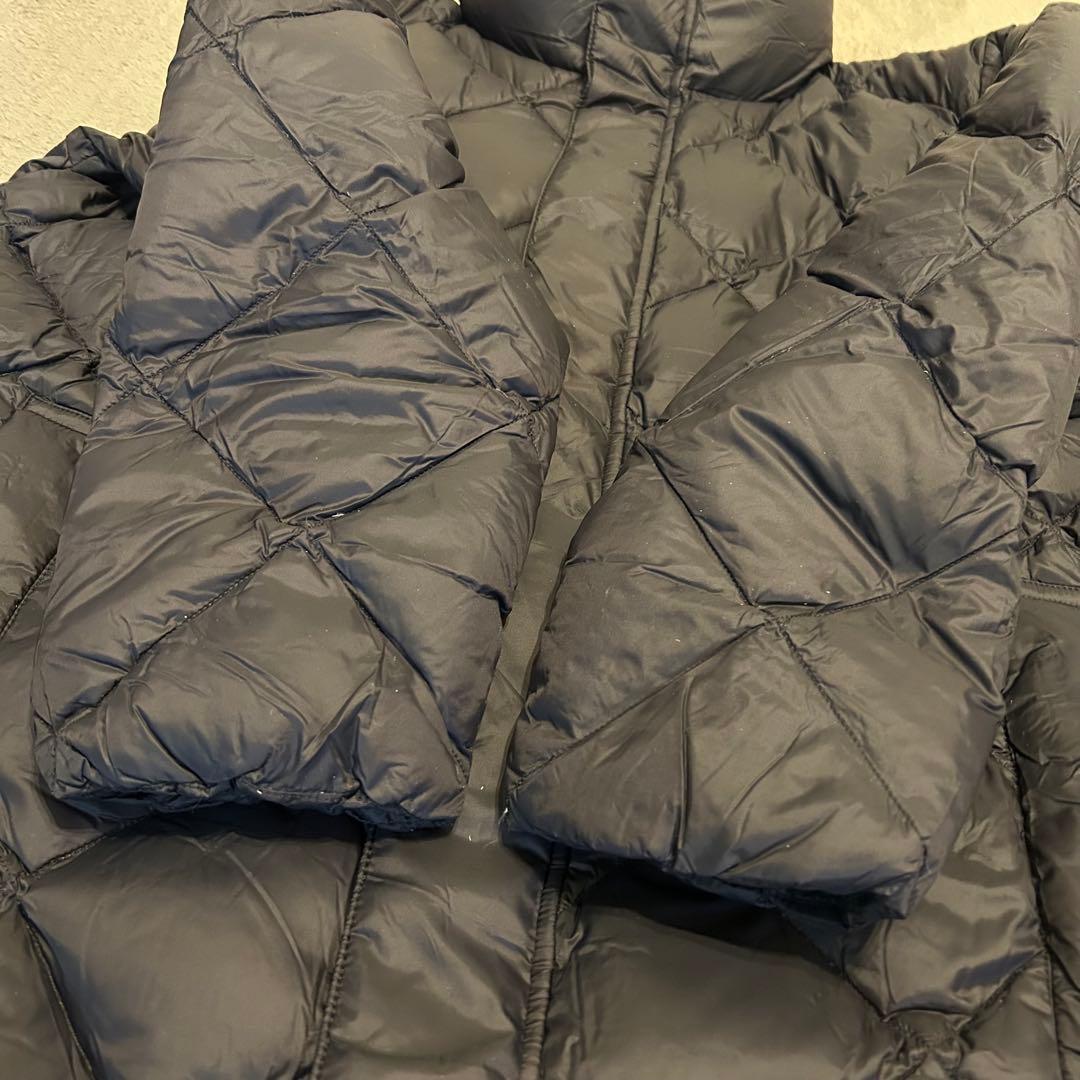 【美品】TAION NOLLEY'S別注 ダイヤキルトスタンドミドルダウン　黒