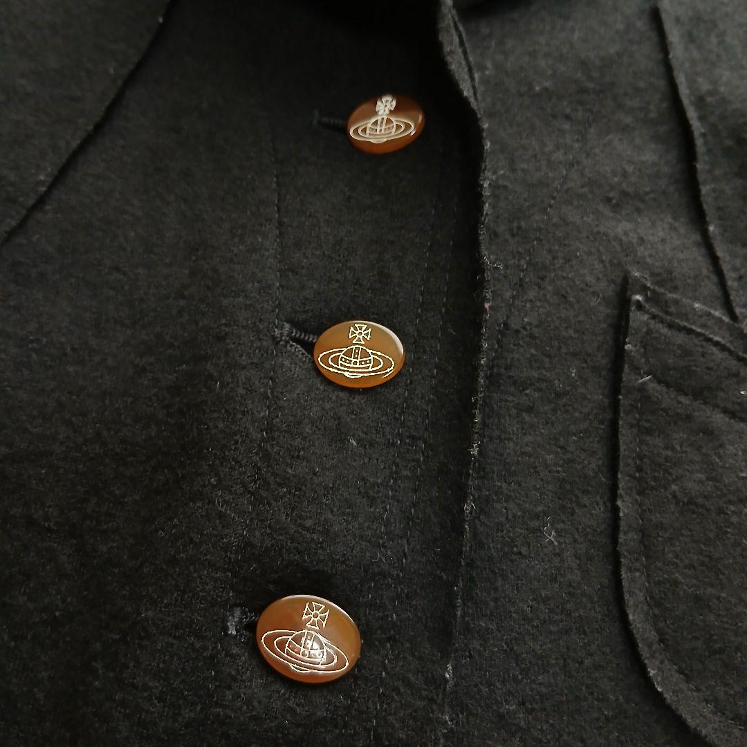 【Vivienne Westwood】オーブ　ウールギャバ　チュニックワンピース