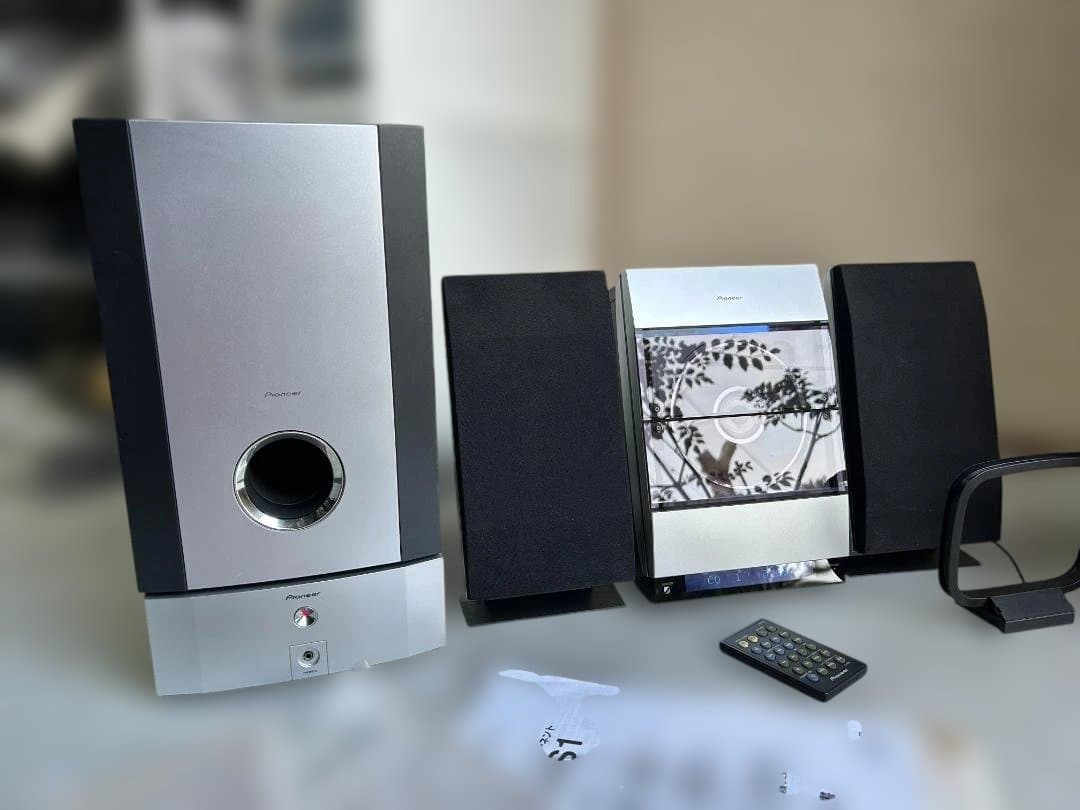 パイオニア ミニコンポ X-NS1 壁掛け 中古 CD AM FM