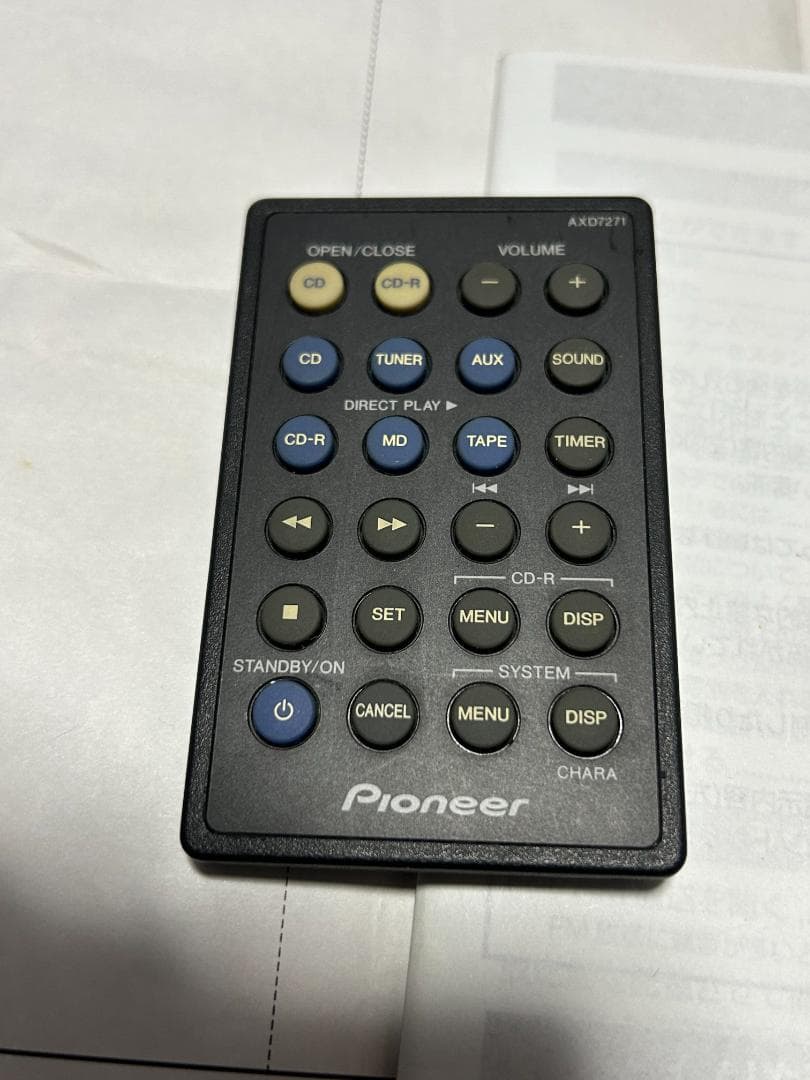 パイオニア ミニコンポ X-NS1 壁掛け 中古 CD AM FM