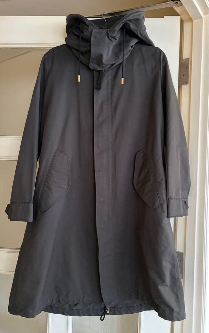 THE RERACS ザ・リラクス ダークカーキ モッズコート フード付き 38