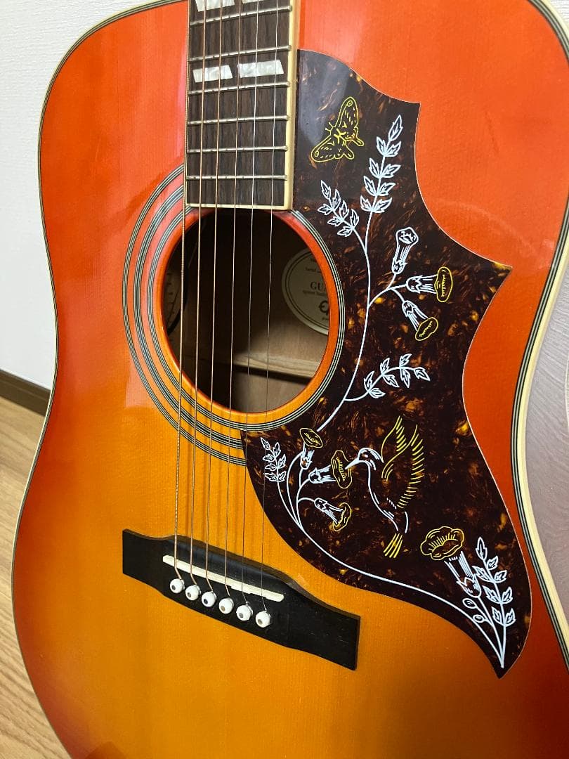 Epiphone Hummingbird PRO エレアコ チューナー/ケース