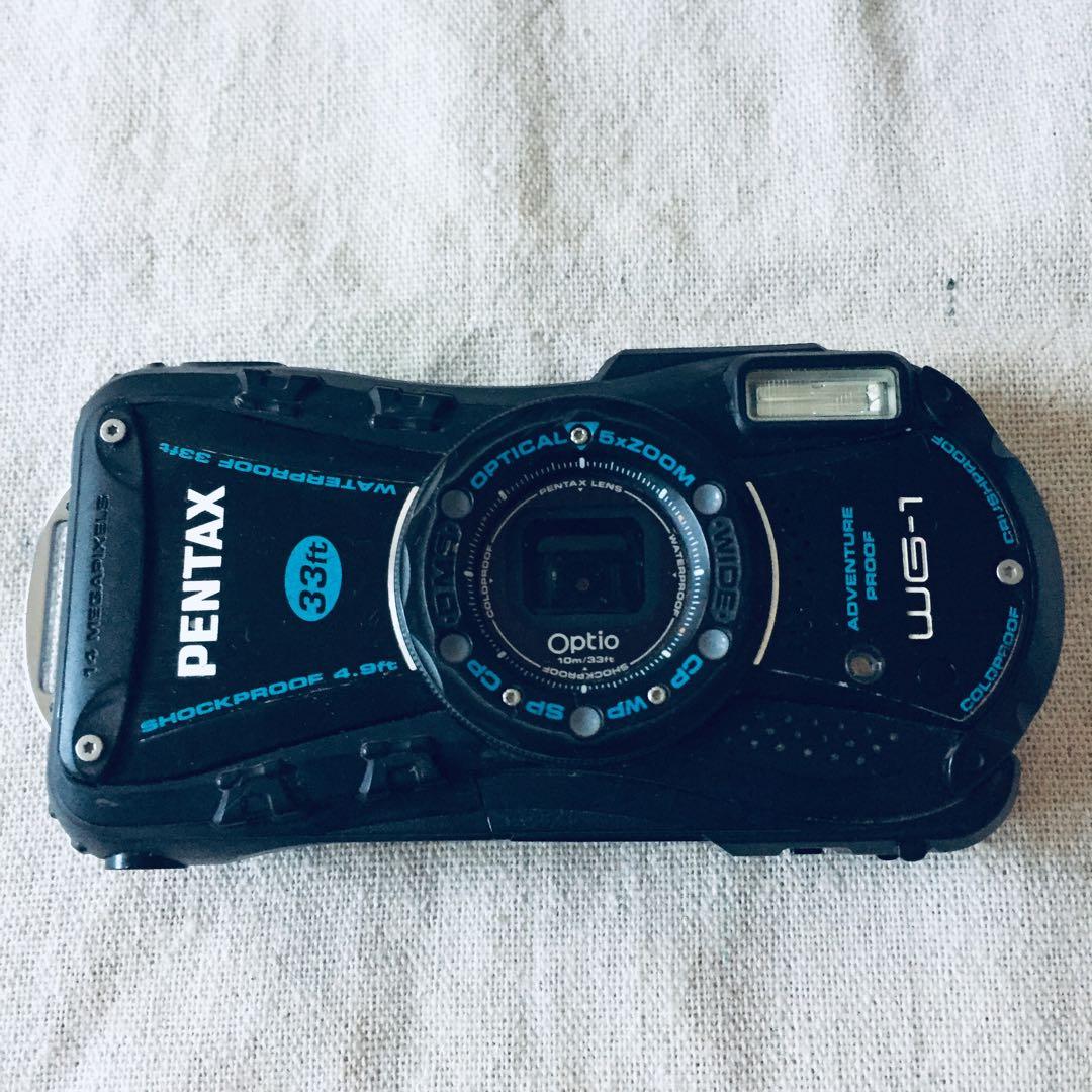 充電器付属 PENTAX WG-1 防水 防塵 耐衝撃 現場 タフカメラ