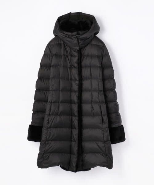 【週末限定値下げ】美品 トゥモローランド タフタファーコンビライト ダウンコート