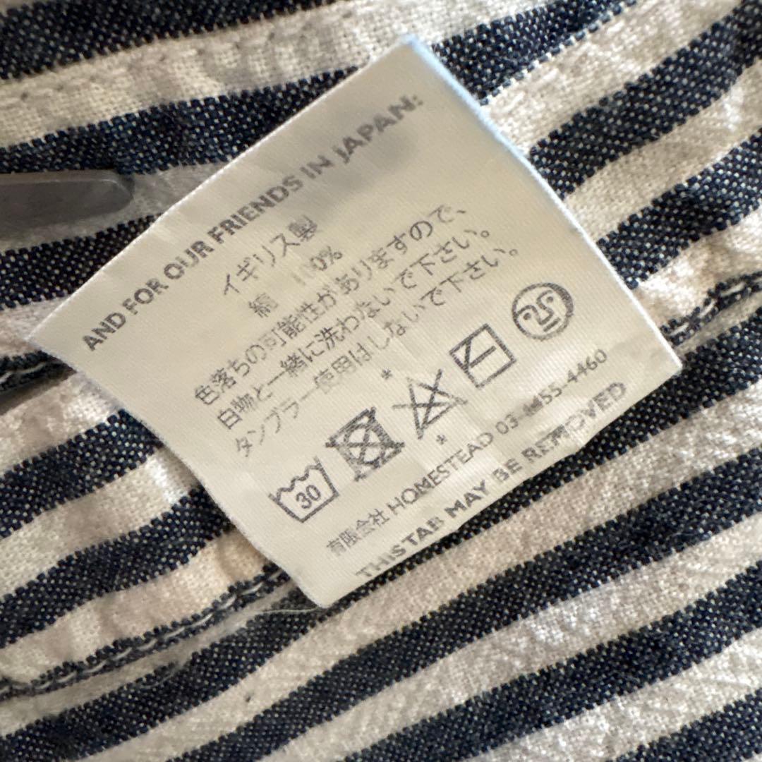 TENDER Co. ストライプシャツ　2