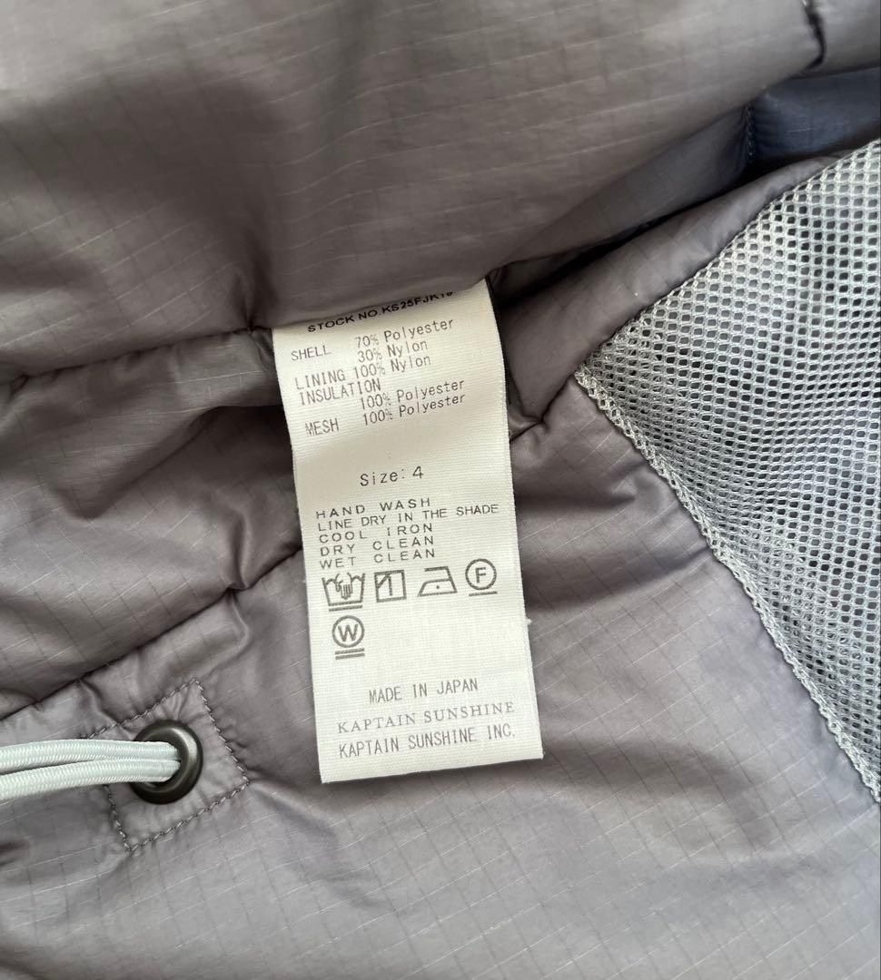 ジャケット・アウター KAPTAIN SUNSHINE Poly Nylon PufferJacket