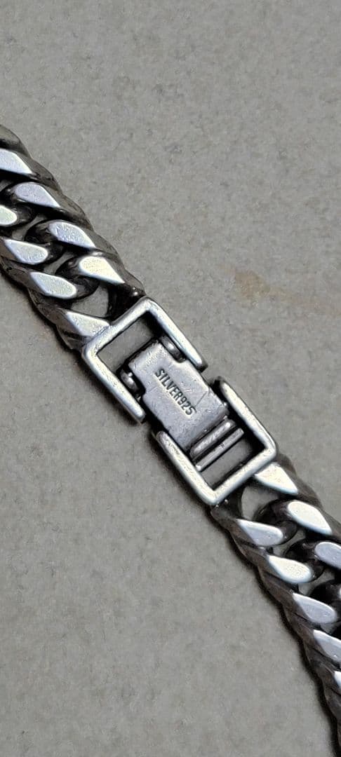 [10/15までの出品]　喜平　6面ダブル　925　ブレスレット　20cm