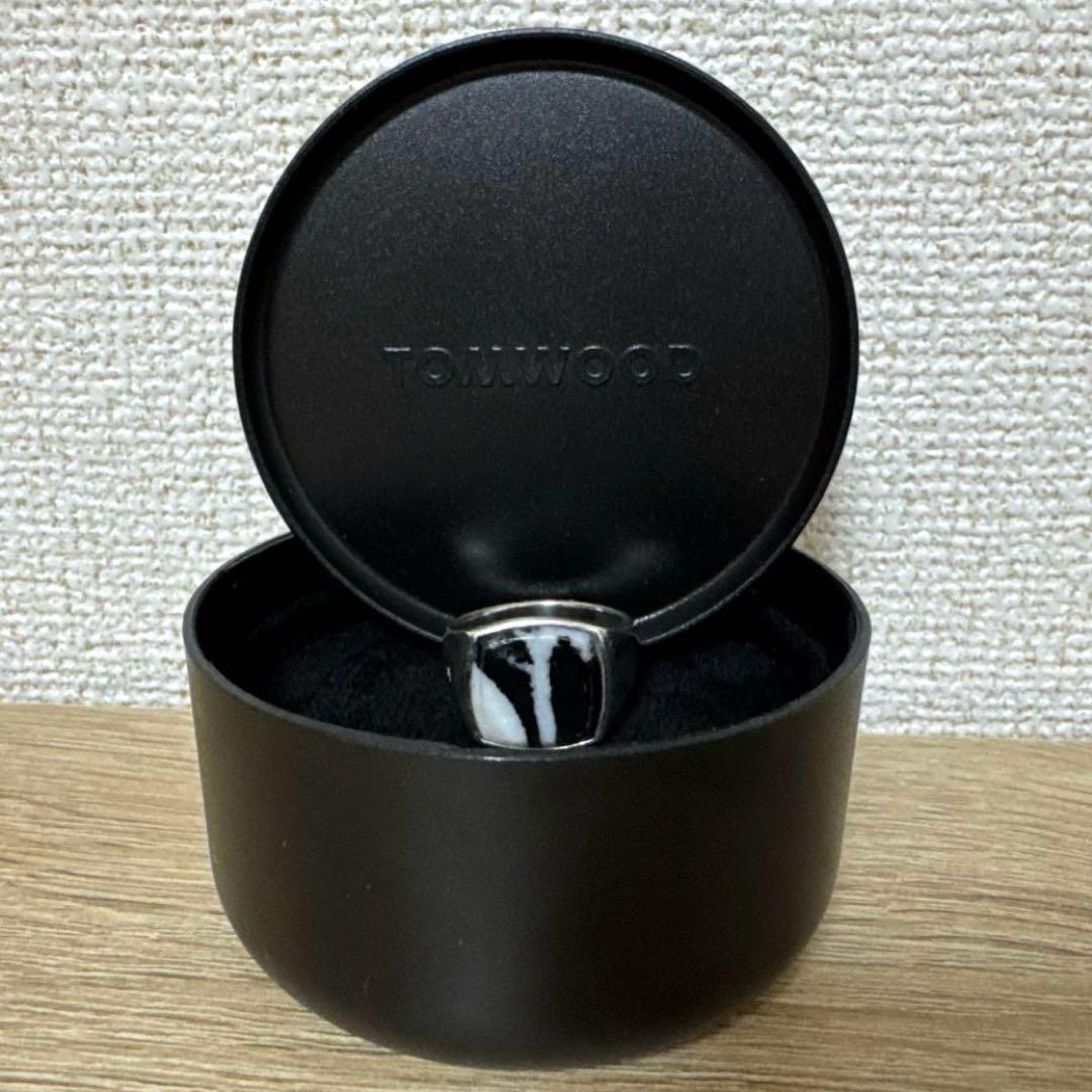 アクセサリー TOM WOOD CUSHION ZEBRA MARBLE