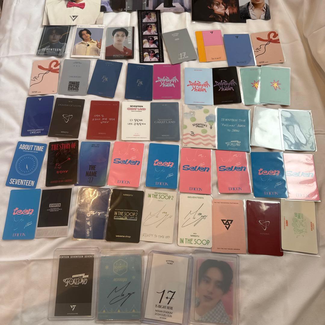 SEVENTEEN MINGYU ミンギュ　トレカ　まとめ売り　特典