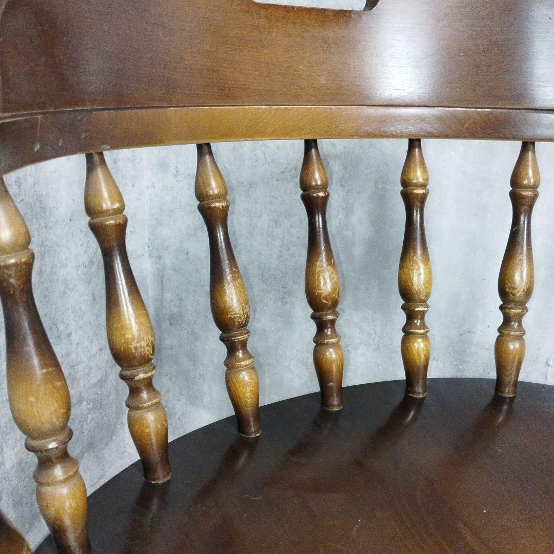 飛騨家具　キツツキ　ウィンザーアームチェア　キャプテンチェア　6脚セット①