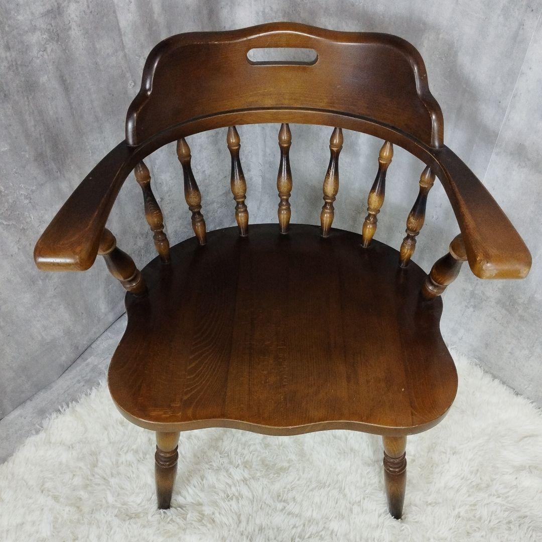 飛騨家具　キツツキ　ウィンザーアームチェア　キャプテンチェア　6脚セット①