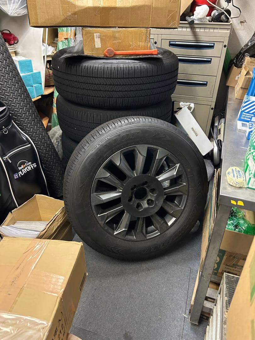 ランドクルーザー250 zx 20インチ ホイールセット 溝あり　5本セット