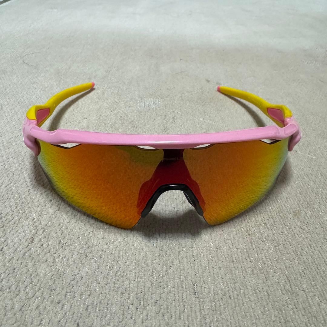 【ウィメンズ】OAKLEY RADER LOCK ピンク×イエロー