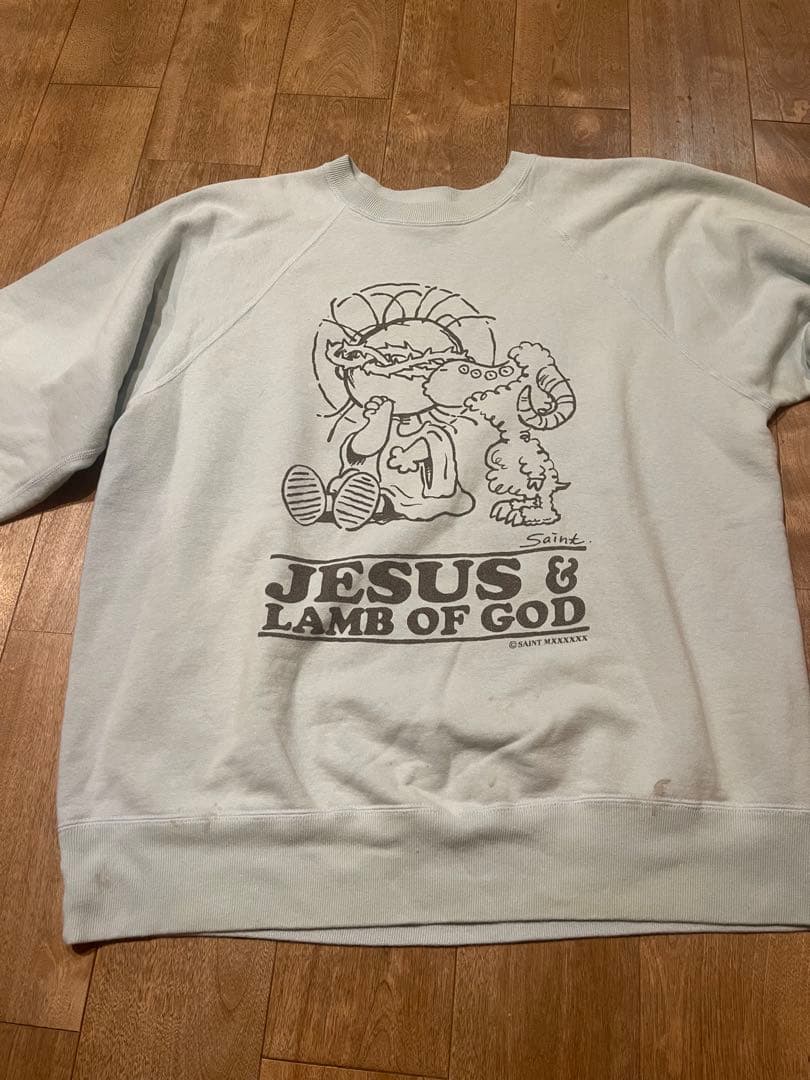SAINT MXXXXX JESUS & LAMB OF GOD スウェット