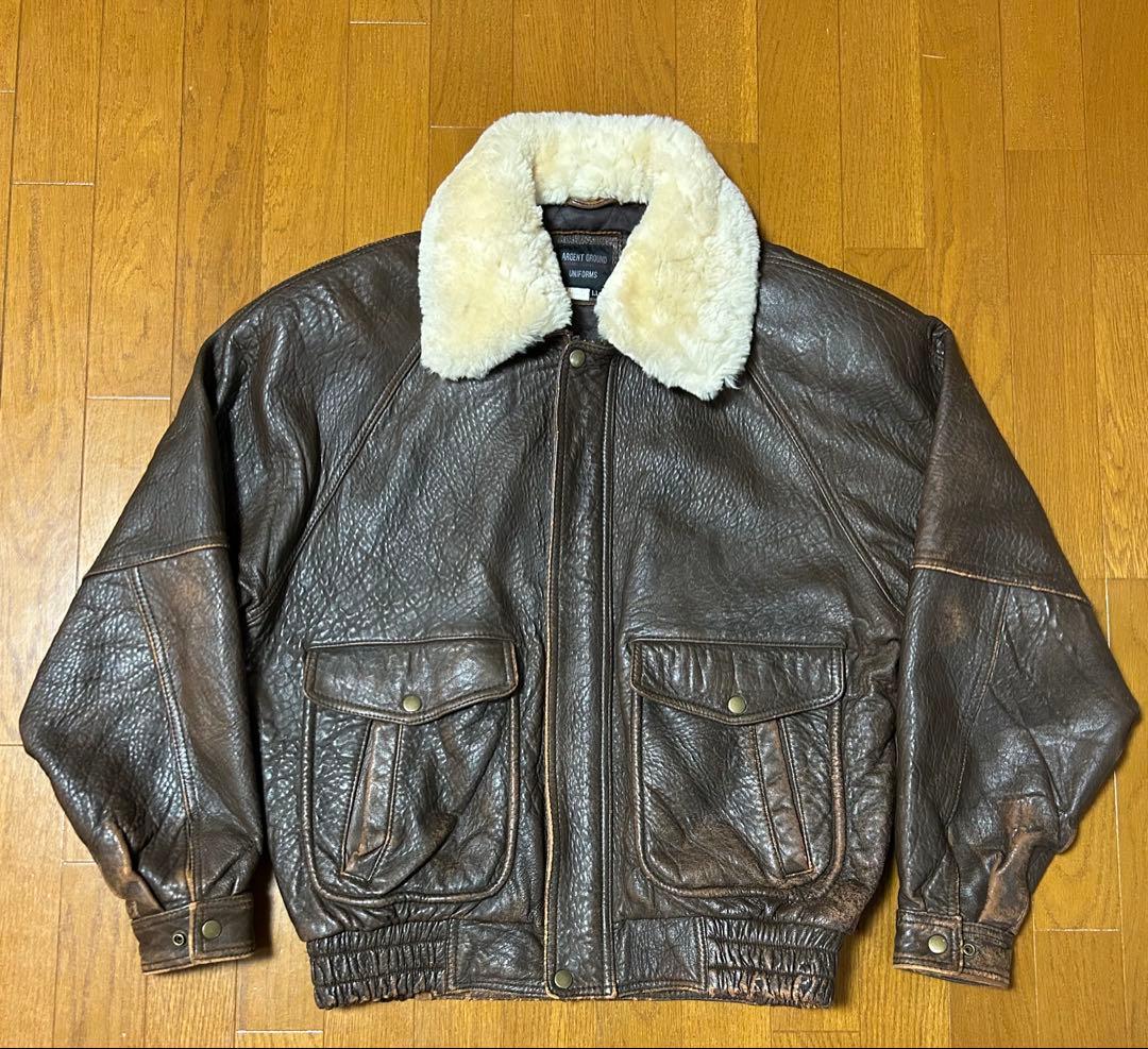 Argent Ground G-1 レザーフライトジャケット vintage