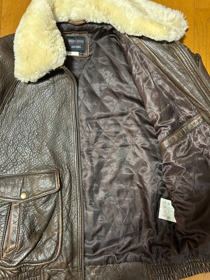 Argent Ground G-1 レザーフライトジャケット vintage