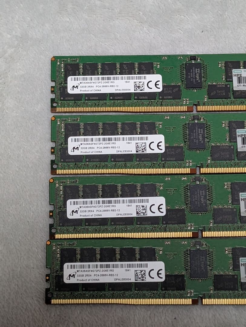 N*河様 メモリ 32GB x 4 (128GB) DDR4-2666