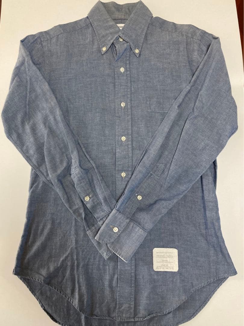 Supreme THOM BROWNE 長袖シャツ ブルー