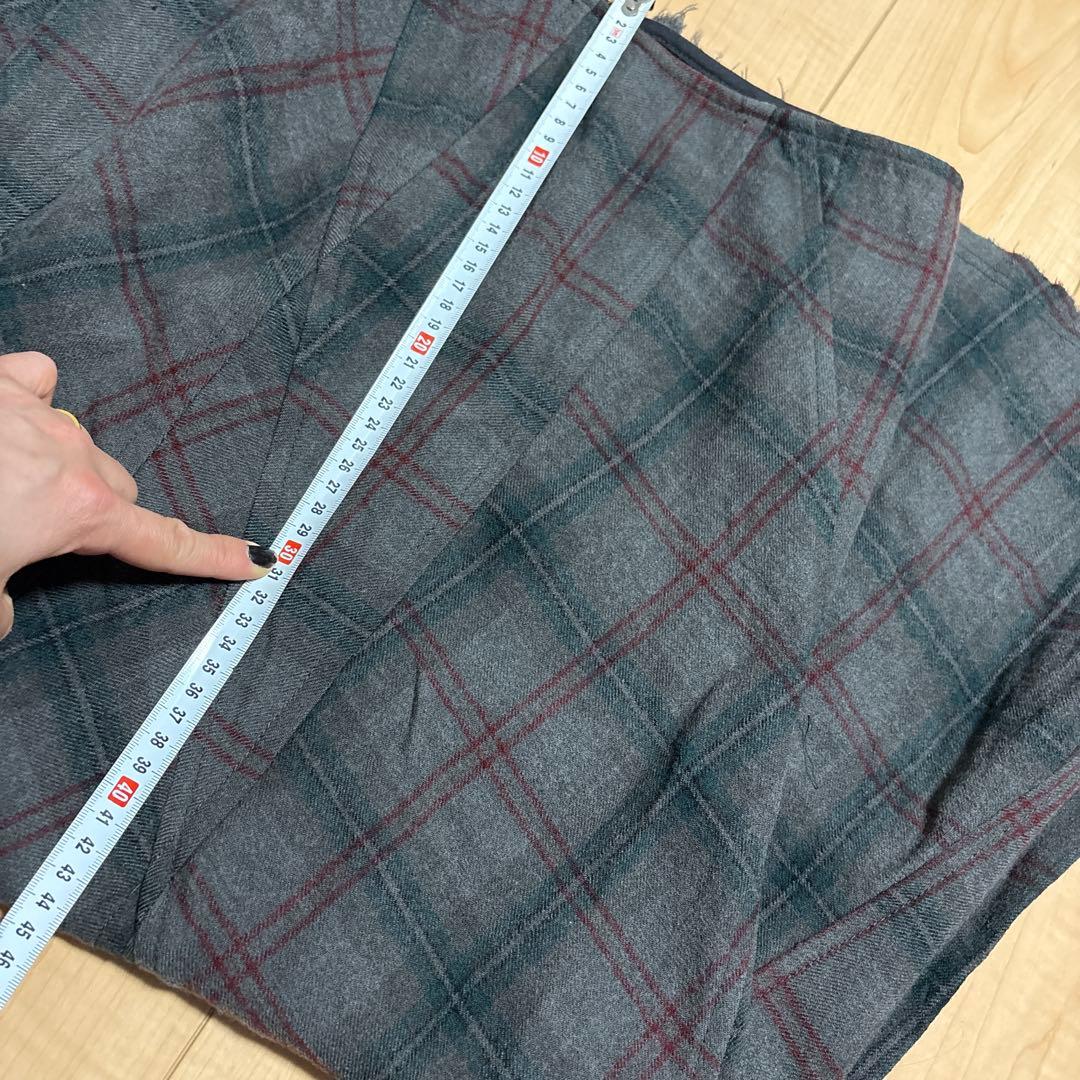 ジュンヤワタナべコムデギャルソン マーメイドフレアスカート　チェック柄