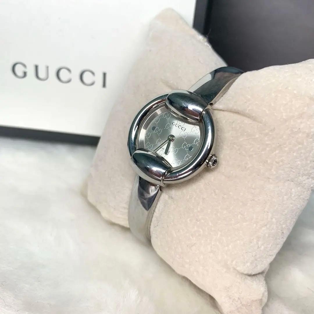 12/21までSALE★GUCCI 1400L 腕時計シルバー GG文字盤