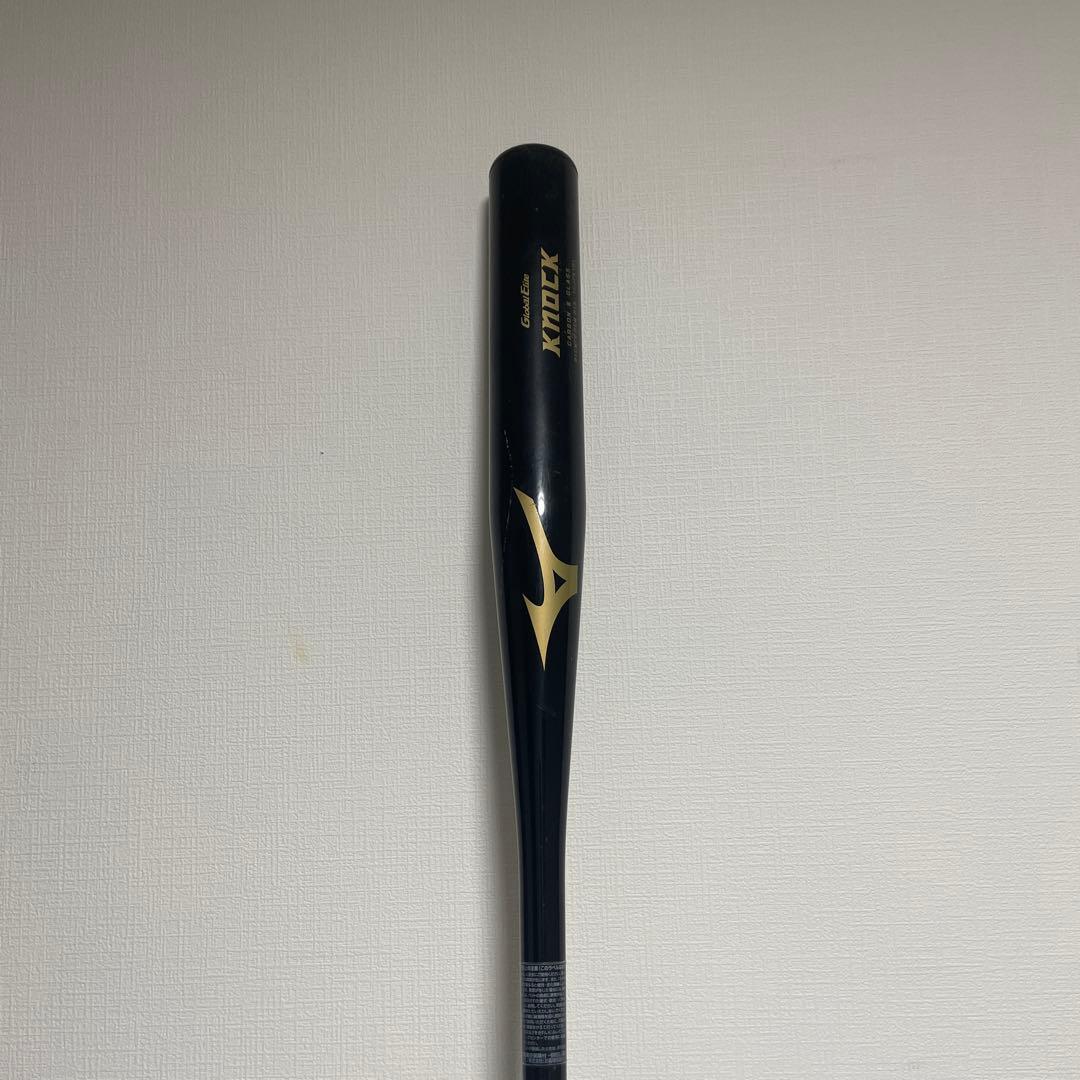 ミズノ KNOCK カーボンノックバット 黒