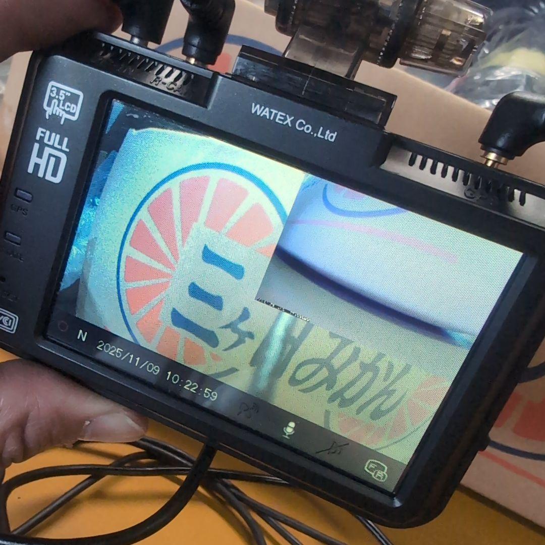 【動作確認済み】GPS前後録画WATEX XLDR-2 ドラレコ 09-01