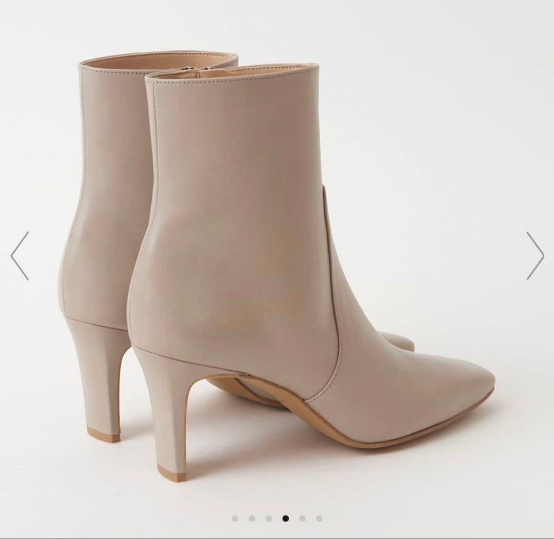 DIANA ダイアナ スクエアトゥ シンプルショートブーツ 23cm