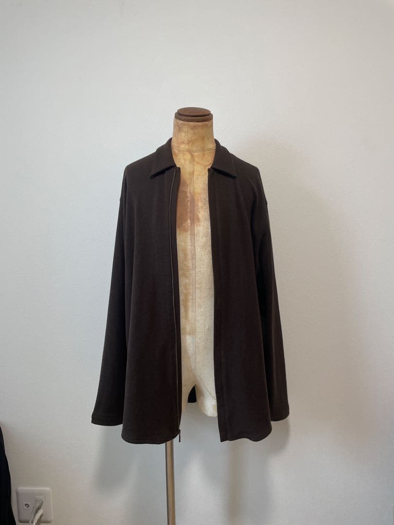PERRY ELLIS 襟付きジップジャケット XL 素材感良