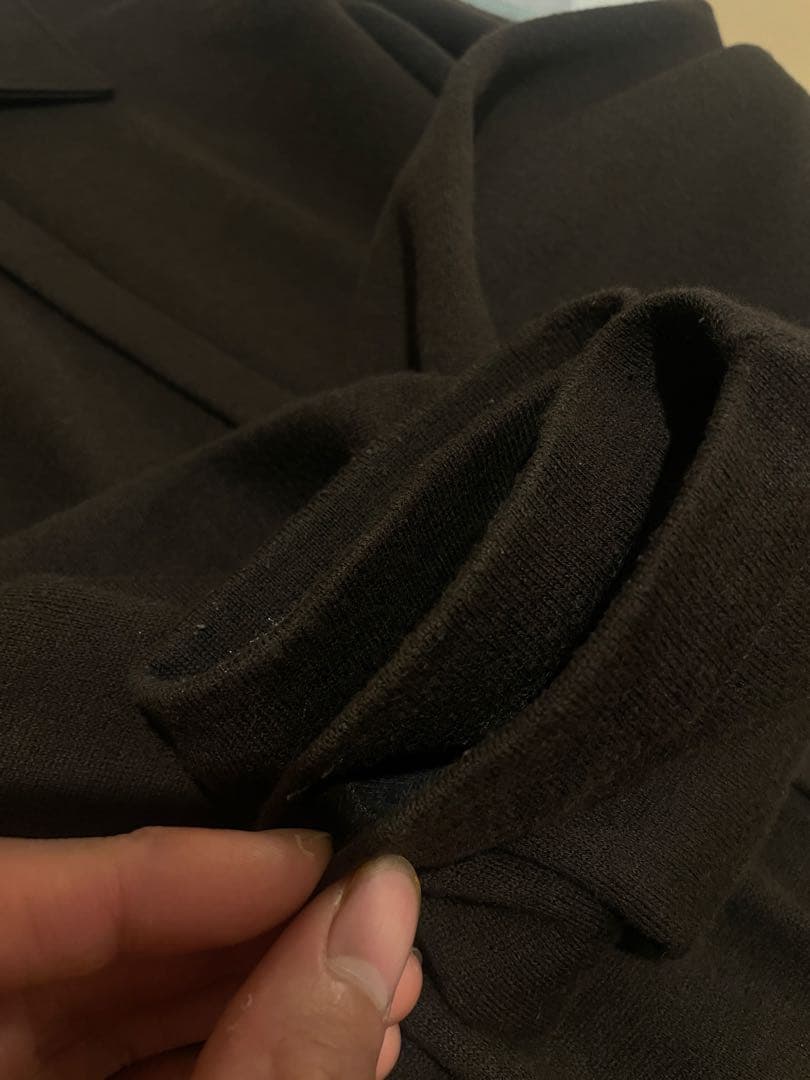 PERRY ELLIS 襟付きジップジャケット XL 素材感良