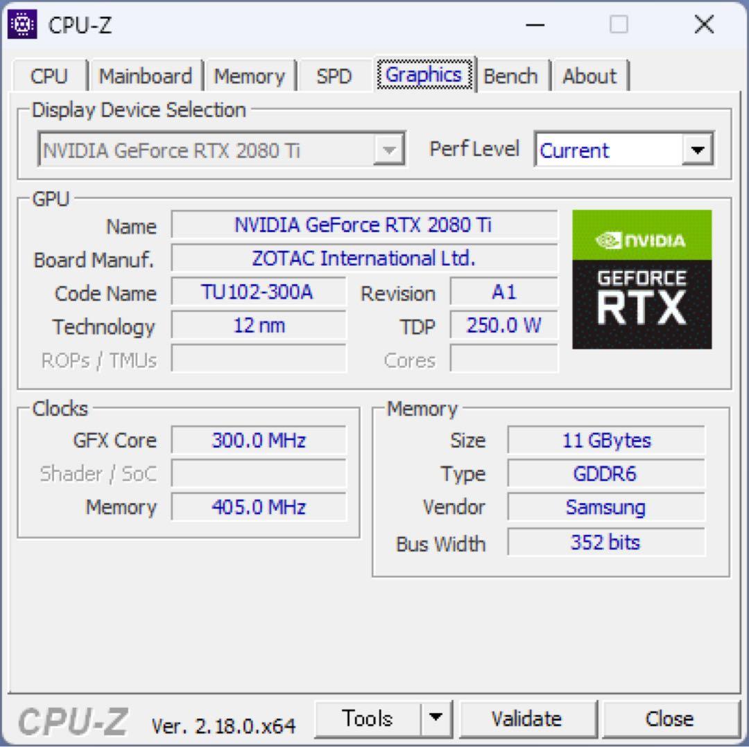 【動作確認済み】ZOTAC RTX2080ti
