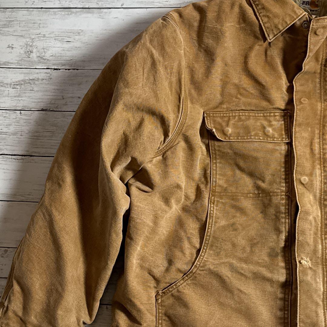 カ*し様 Carhartt FR カーハート ダックジャケット ブラウン 茶　メ