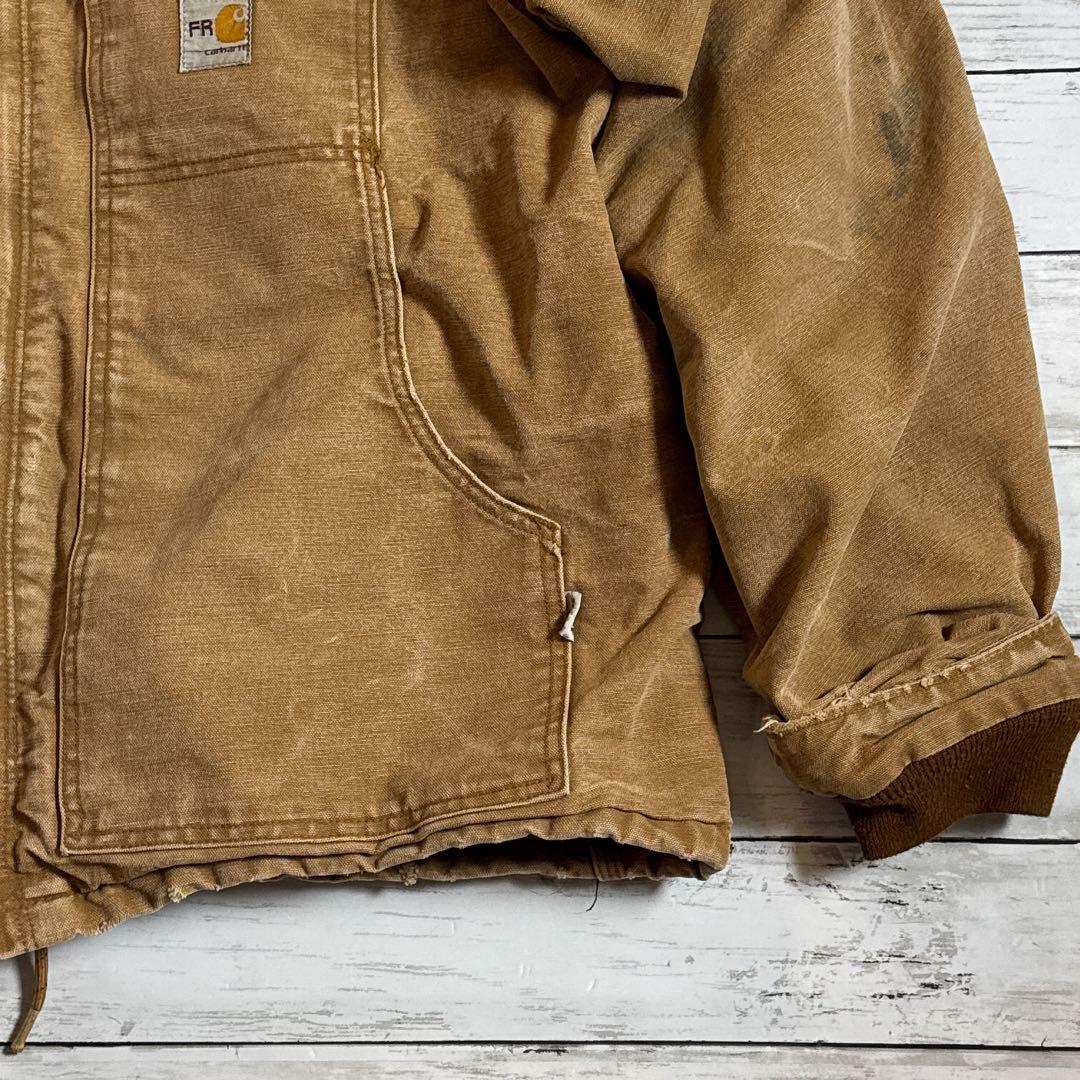 カ*し様 Carhartt FR カーハート ダックジャケット ブラウン 茶　メ
