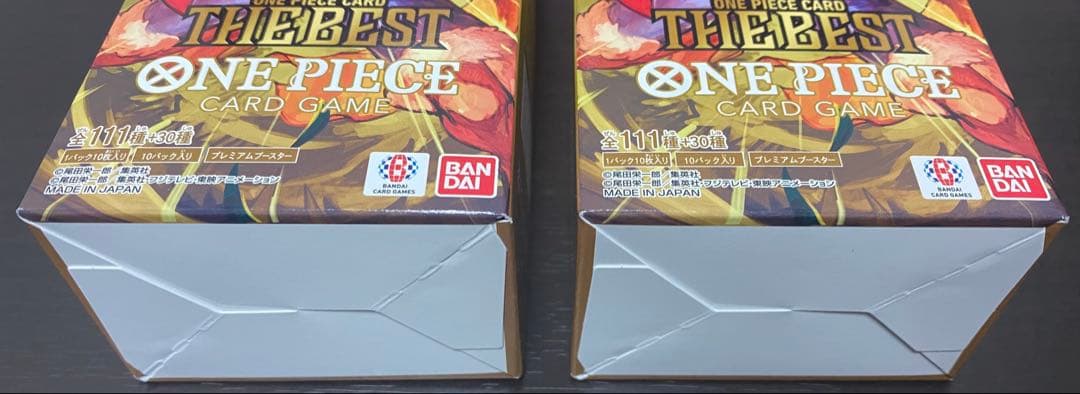ワンピースカード THE BEST 2box 新品 未開封