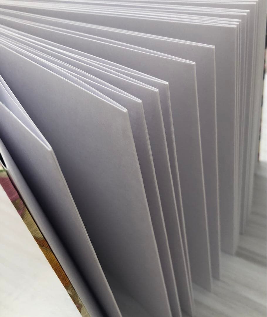 まいめろ　御朱印帳　見開き×3点／御朱印ホルダー（大）（小）黒　バンド付