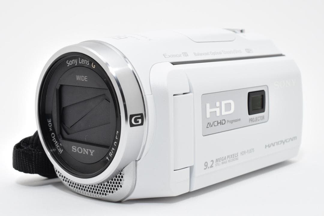 【美品】SONY Handycam HDR-PJ675　ホワイト　動作確認済