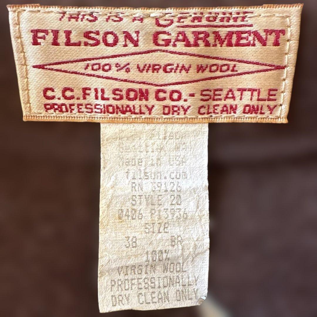 FILSON MACKINAW WOOL VEST ダークブラウン2006年製