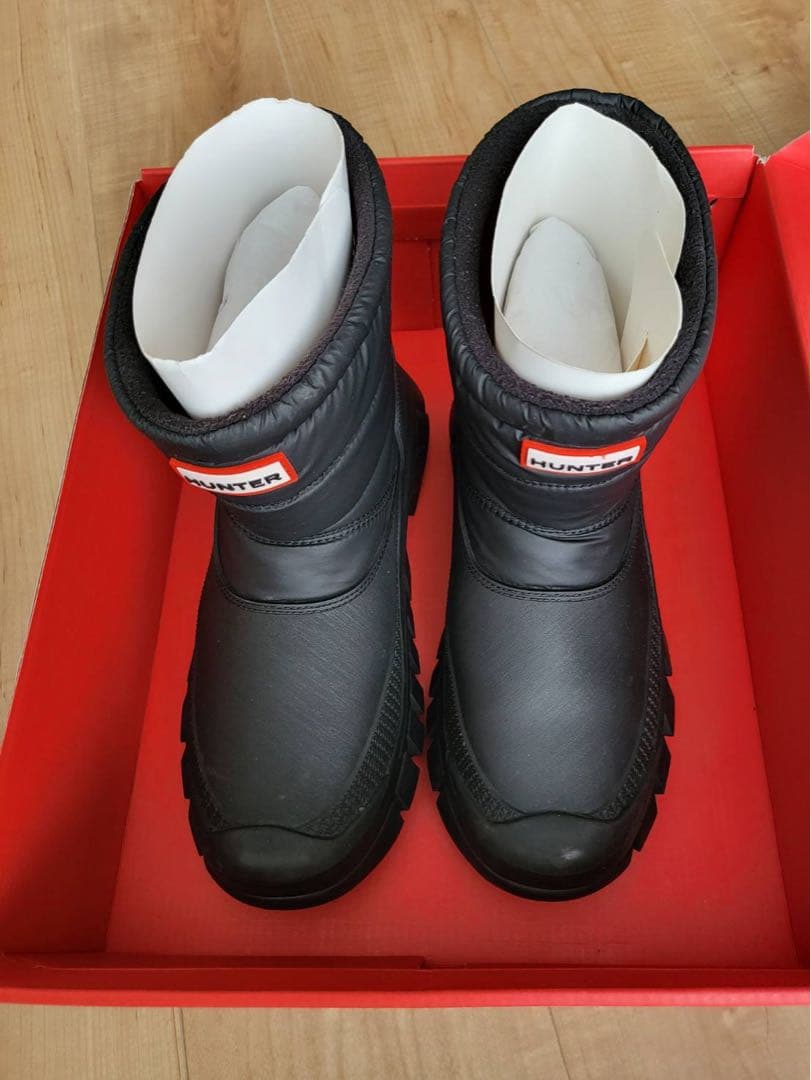 HUNTER 防水防寒ブーツ ブラック サイズEU39 箱あり