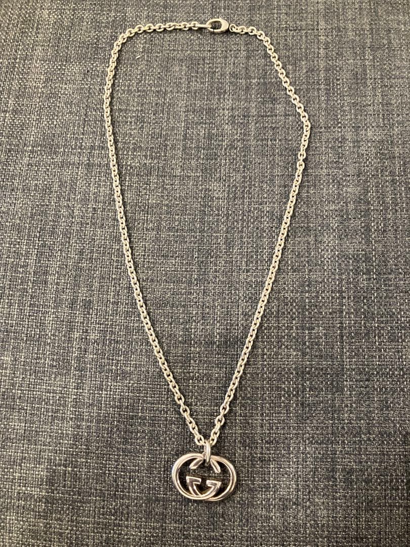 ゆ*な様 GUCCI グッチ GGロゴ シルバーネックレス 925