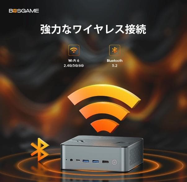 BOSGAME ミニPC Ryzen7 7840HS 32GB DDR5 1TB