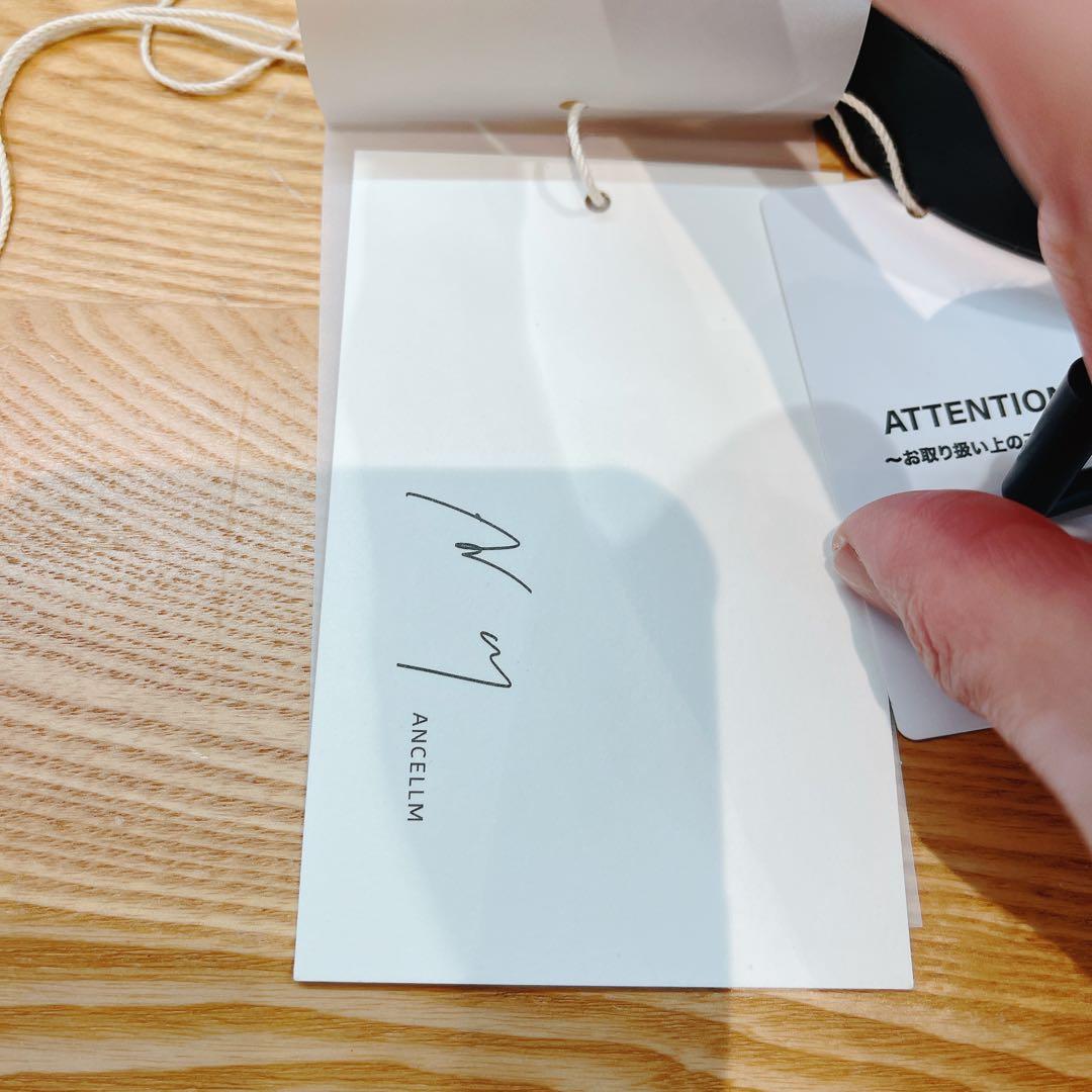 アンセルム　ベルト　ブラック