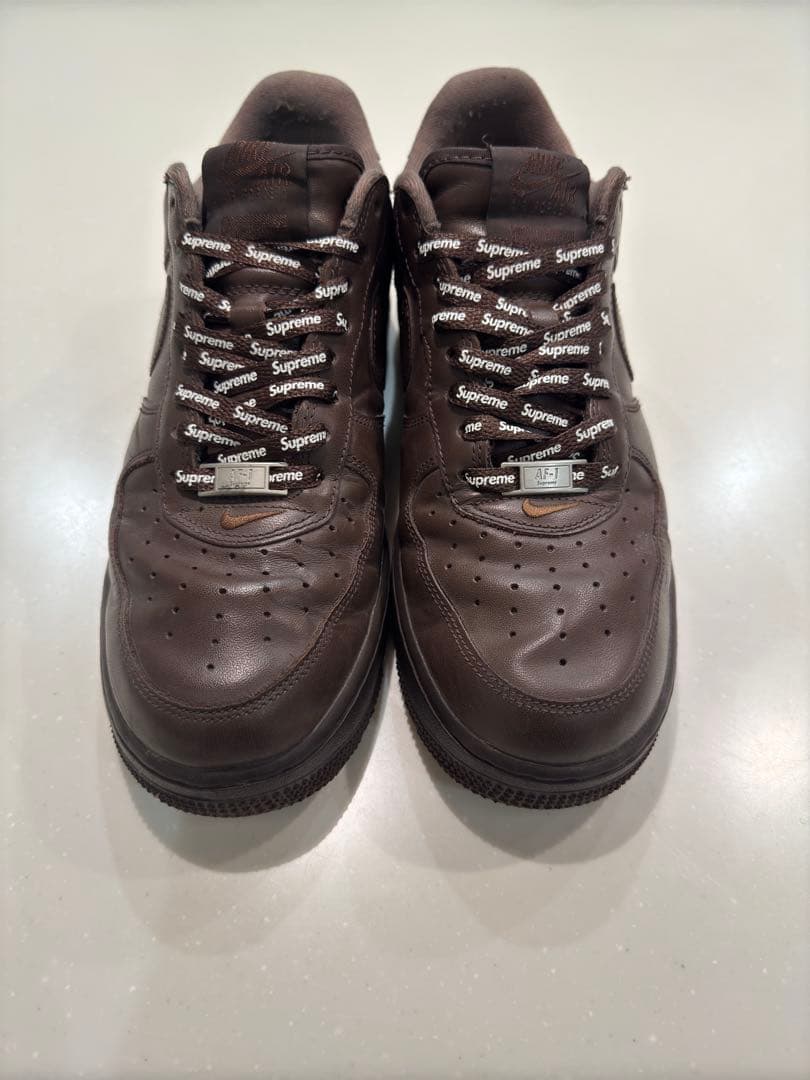 靴 Supreme x Nike Air Force 1 Low brown