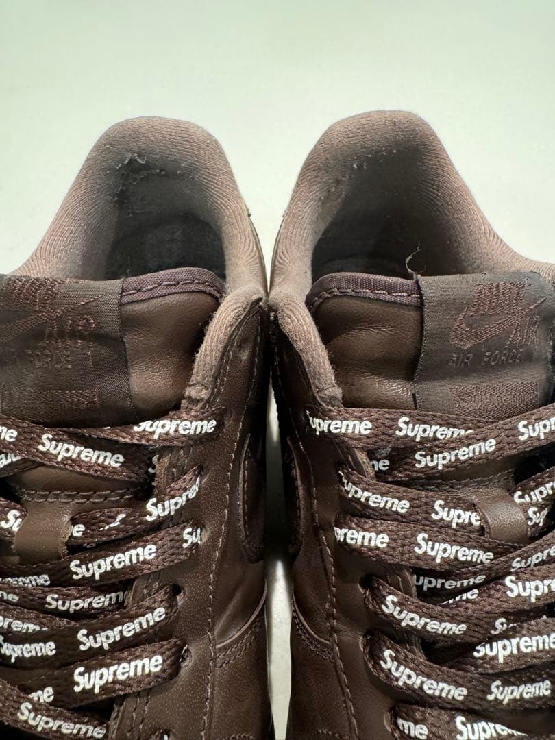 靴 Supreme x Nike Air Force 1 Low brown