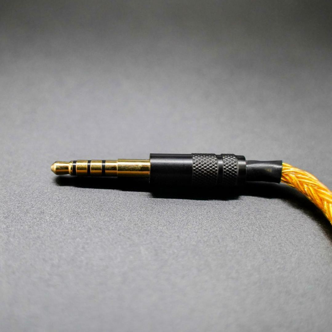 超高評価! MDR-1A (M2) 用最高スペック16芯 超希少金メッキケーブル