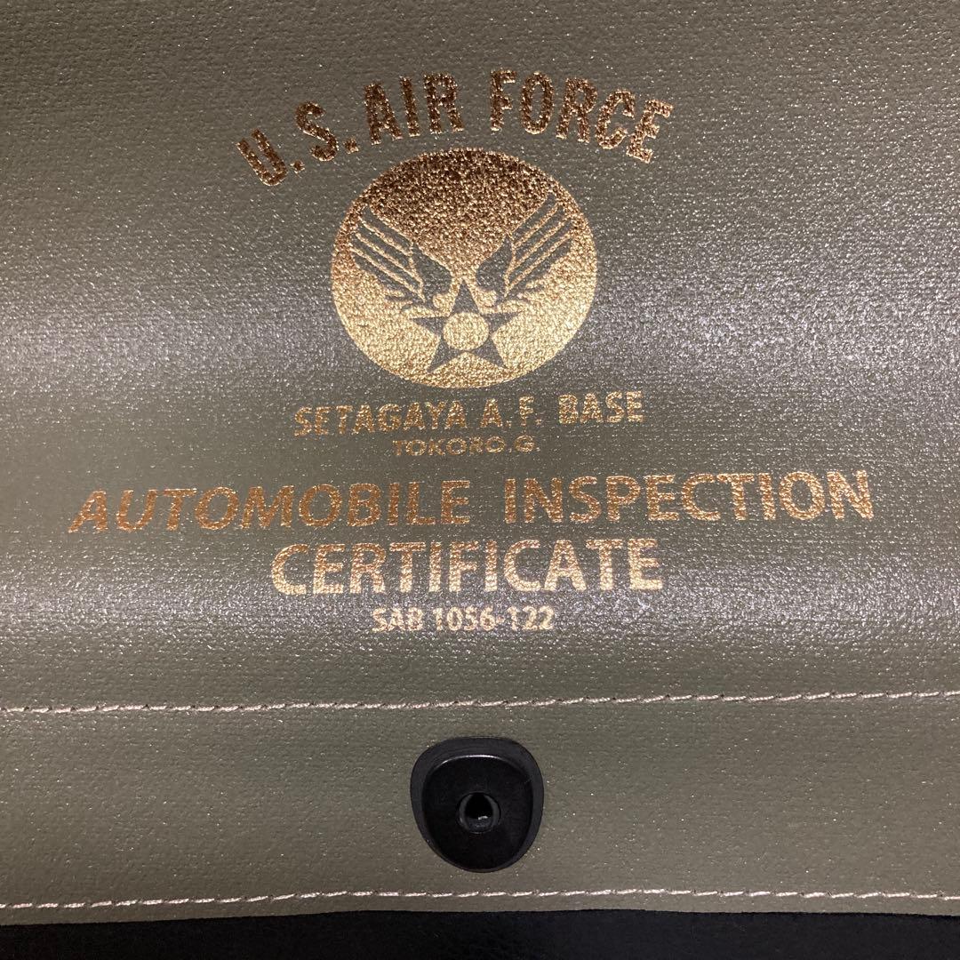 珍しい！U.S. AIR FORCE 世田谷ベース 車検証ケース！