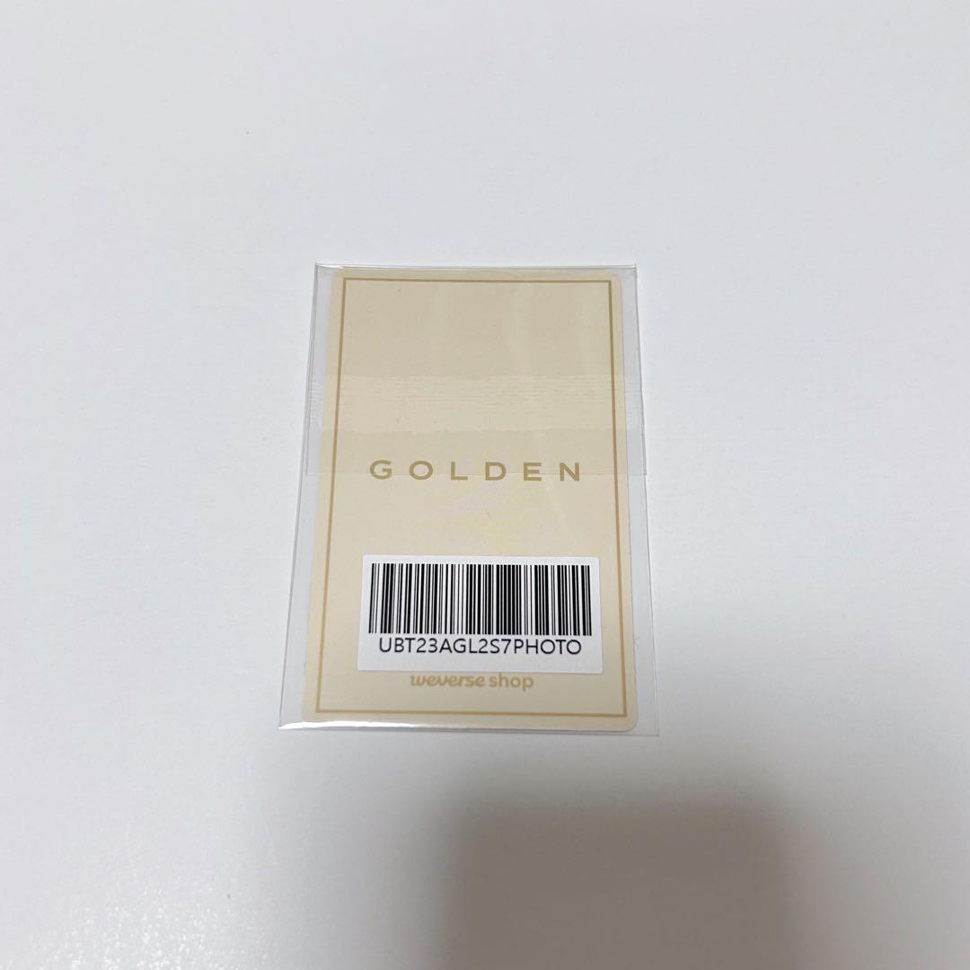bts GOLDEN weverse 購入特典 live on stage