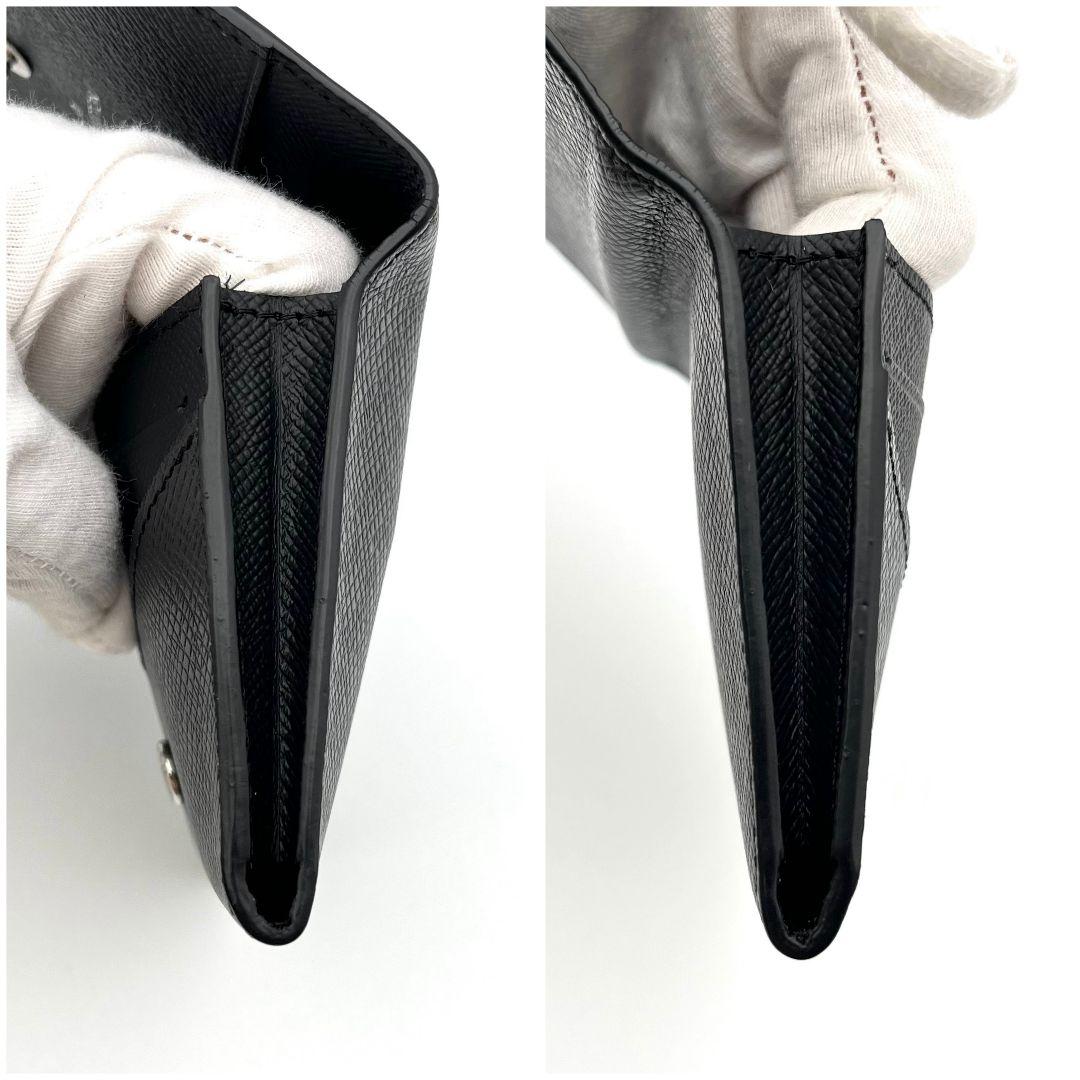 新品級✨新型IC ルイヴィトン タイガ アンヴェロップ 名刺入れ 黒アルドワーズ