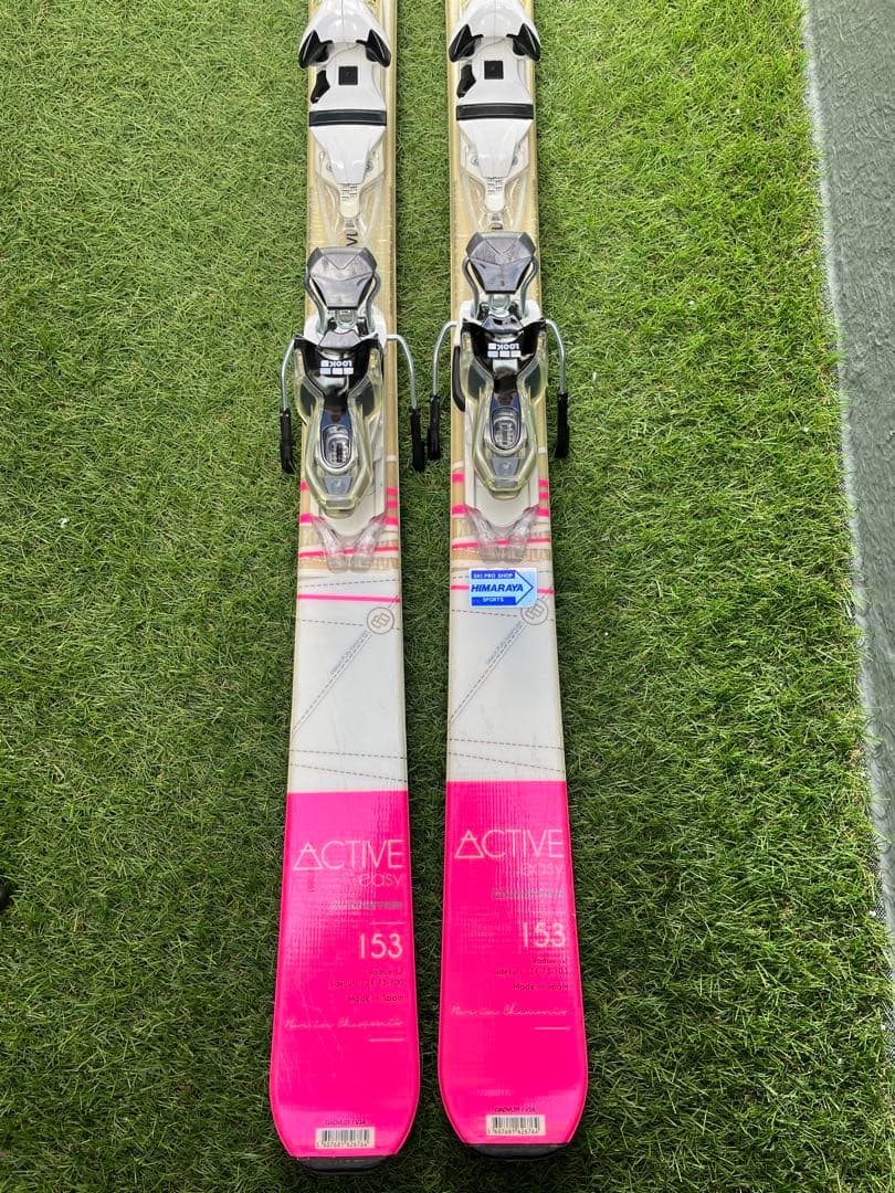 DYNASTAR レディス153カービングスキーセットポール、ビンディング付