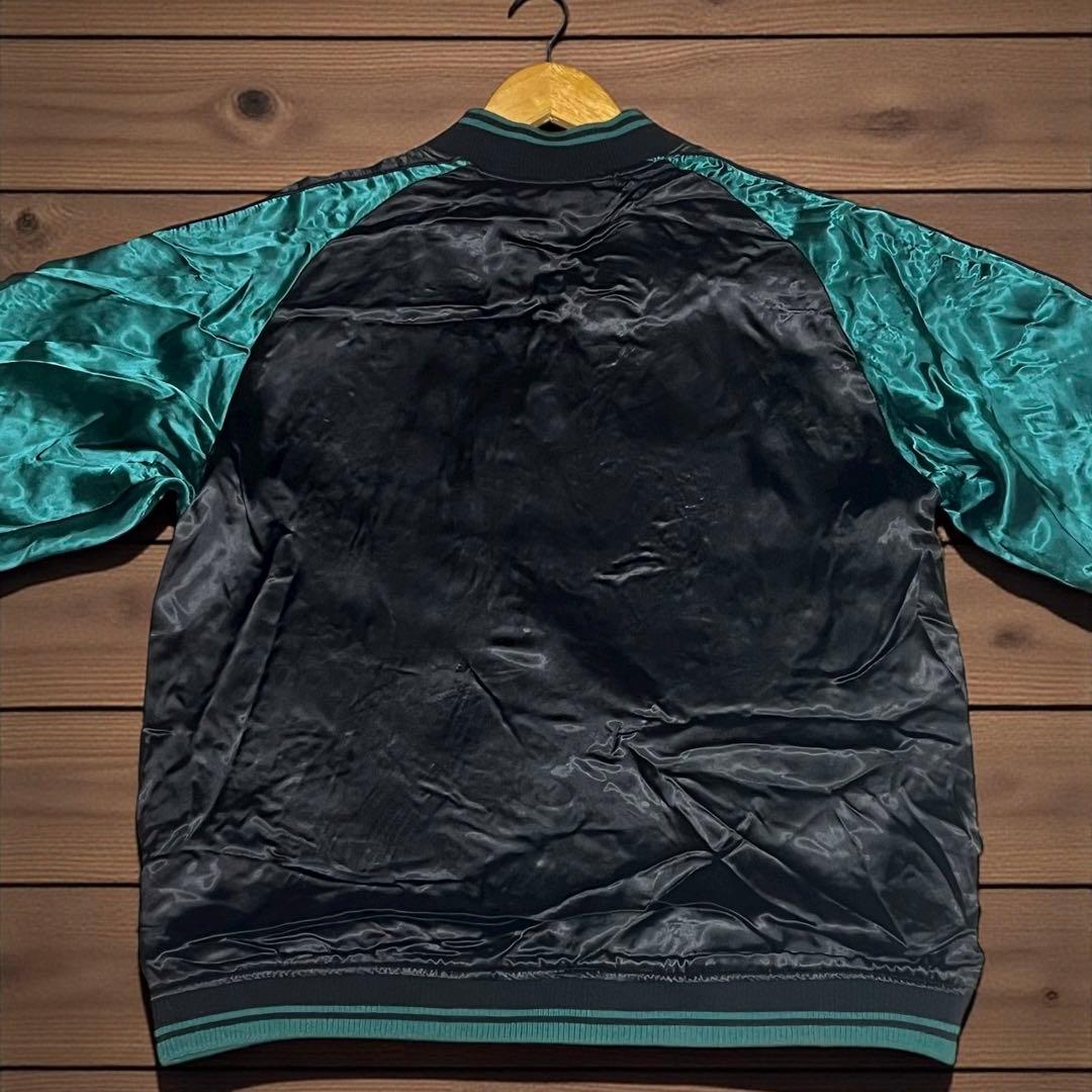 リバーシブル　スカジャン　二姫　和柄　絡繰魂 抜刀娘　XL