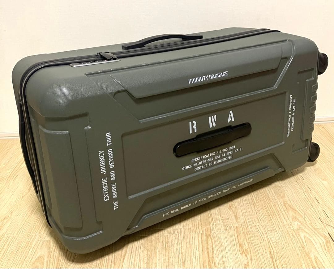 美品 廃盤品 88L RWA スーツケース アウトドアキャリー raw88