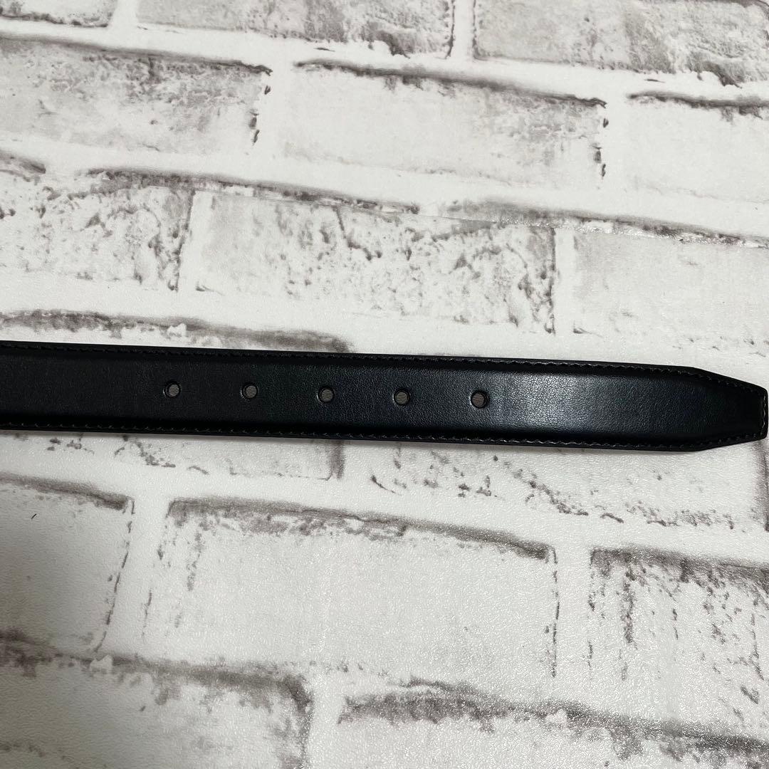 極美品✨フェンディ　ベルト　FFバックル　シルバー金具　黒